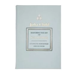 Graphic Image - Julia Childs Mastering Art Blue Leather Book