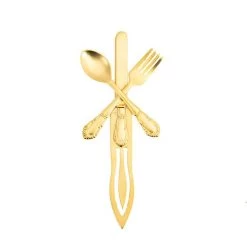 Peter's - Gold Cutlery Book Mark