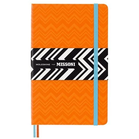 Moleskine - Ltd Ed. Missoni Notebook Ruled Orange Large 3 Moleskine - Ltd Ed. Missoni Notebook Ruled Orange Large