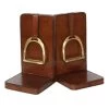 Rossini Leather - Book Ends Tan Large Set 2pce -Books Shop 188809 Large