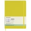 Moleskine - 2023 Weekly Notebook H/C Diary XL Hay Yellow