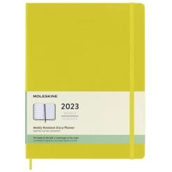 Moleskine - 2023 Weekly Notebook H/C Diary XL Hay Yellow