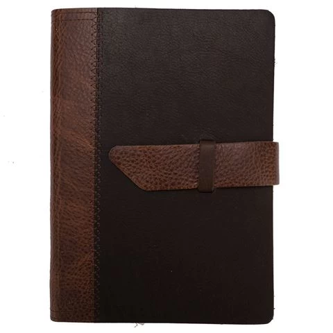 Manufactus - Naples Journal Vintage Large Dark Brown 3 Manufactus - Naples Journal Vintage Large Dark Brown