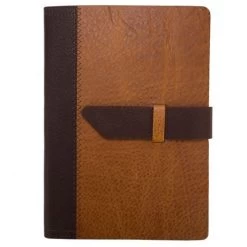Manufactus - Naples Journal Cuoio Large Dark Brown