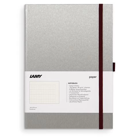 Lamy - Hard Cover Notebook Ruled A5 Black Purple 3 Lamy - Hard Cover Notebook Ruled A5 Black Purple