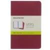 Moleskine - Cahier Plain Pocket Notebook Burgundy Set 3pce -Books Shop 452144 Large