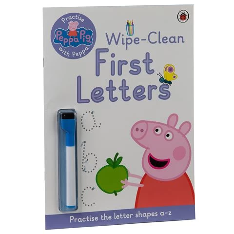 Book - Practice With Peppa Pig Wipe Clean First Letters 3 Book - Practice With Peppa Pig Wipe Clean First Letters