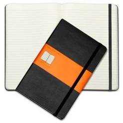 Moleskine - Classic Hard Cover Ruled Notebook Large Black