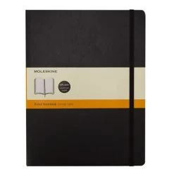 Moleskine - Classic Soft Cover Ruled Notebook X-Large Black