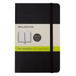 Moleskine - Classic Soft Cover Pocket Plain Notebook Black