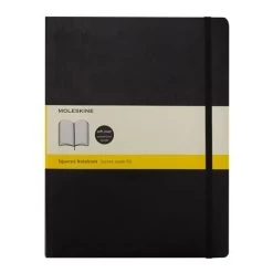 Moleskine - Classic Soft Cover Squared Large Notebook Black