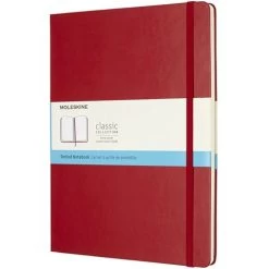 Moleskine - Classic H/Cover Dotted Notebook Scarlet Red XL