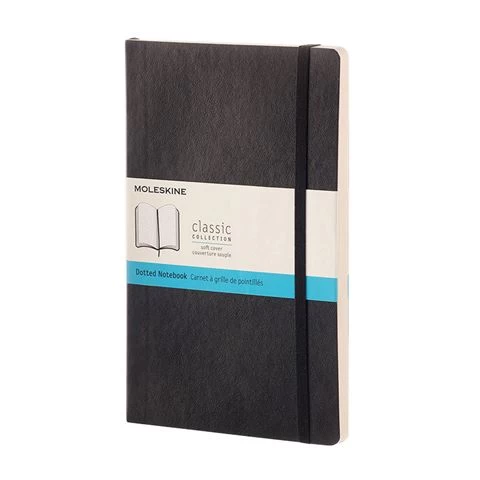 Moleskine - Classic Soft Cover Dot Grid Notebook Large Black 3 Moleskine - Classic Soft Cover Dot Grid Notebook Large Black
