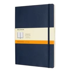 Moleskine - Classic Soft Cover Ruled Notebook X-Large Blue