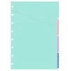 Filofax - Indicies A5 Notebook Refill Pastel Set 4pce