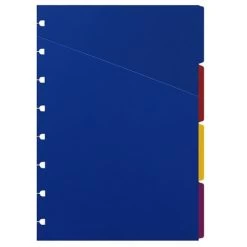 Filofax - Indicies A5 Notebook Refill Brightly Set 4pce
