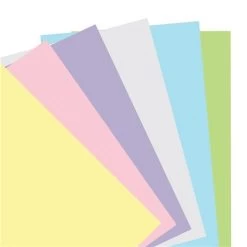 Filofax - A5 Notebook Refill Plain Paper Pastel 60pce
