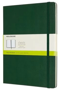 Moleskine - Classic Hard Cover N/B Plain XL Myrtle Green