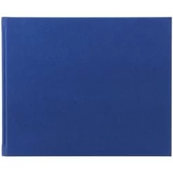 Letts - Legacy Quarto L/Sc Guest Book Blue