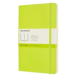 Moleskine - Classic Soft Cover Plain Notebook Large Lemon