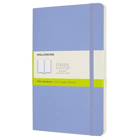 Moleskine - Classic Soft Cover Ruled Notebook Lrg Hydrangea 3 Moleskine - Classic Soft Cover Ruled Notebook Lrg Hydrangea