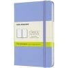 Moleskine - Classic Hard Cover Plain Notebook Pocket H/Blue -Books Shop 594314 Large