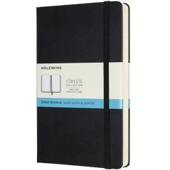 Moleskine - Classic H/Cover Dotted Notebook Expanded Blk Lge