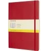 Moleskine - Classic S/Cover Squared Notebook Scarlet Red XL -Books Shop 594328 Large