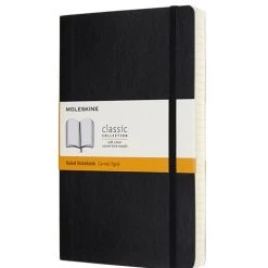Moleskine - Classic S/Cover Ruled Notebook Expanded Lge Blk