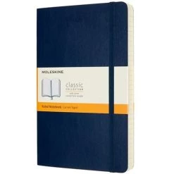 Moleskine - Classic S/Cover Ruled Notebook Expanded Lge Blue