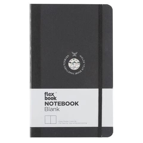 Flexbook - Global Blank Notebook Medium Black 3 Flexbook - Global Blank Notebook Medium Black