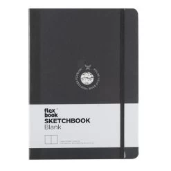 Flexbook - Global Blank Sketchbook Medium Black