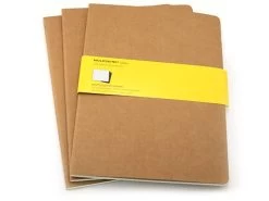 Moleskine - Extra Large Kraft Squared Journal Set