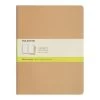 Moleskine - Cahier Plain Journal Extra Large Kraft Set 3pce -Books Shop 953529 Large